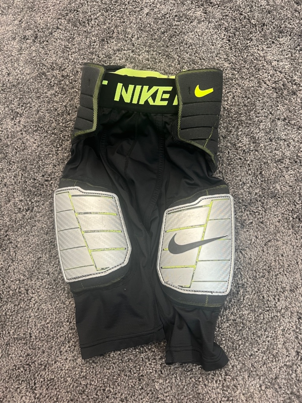 Nike Pro Combat 3.0 Compression Shorts Size Small Hard Plate Football Black